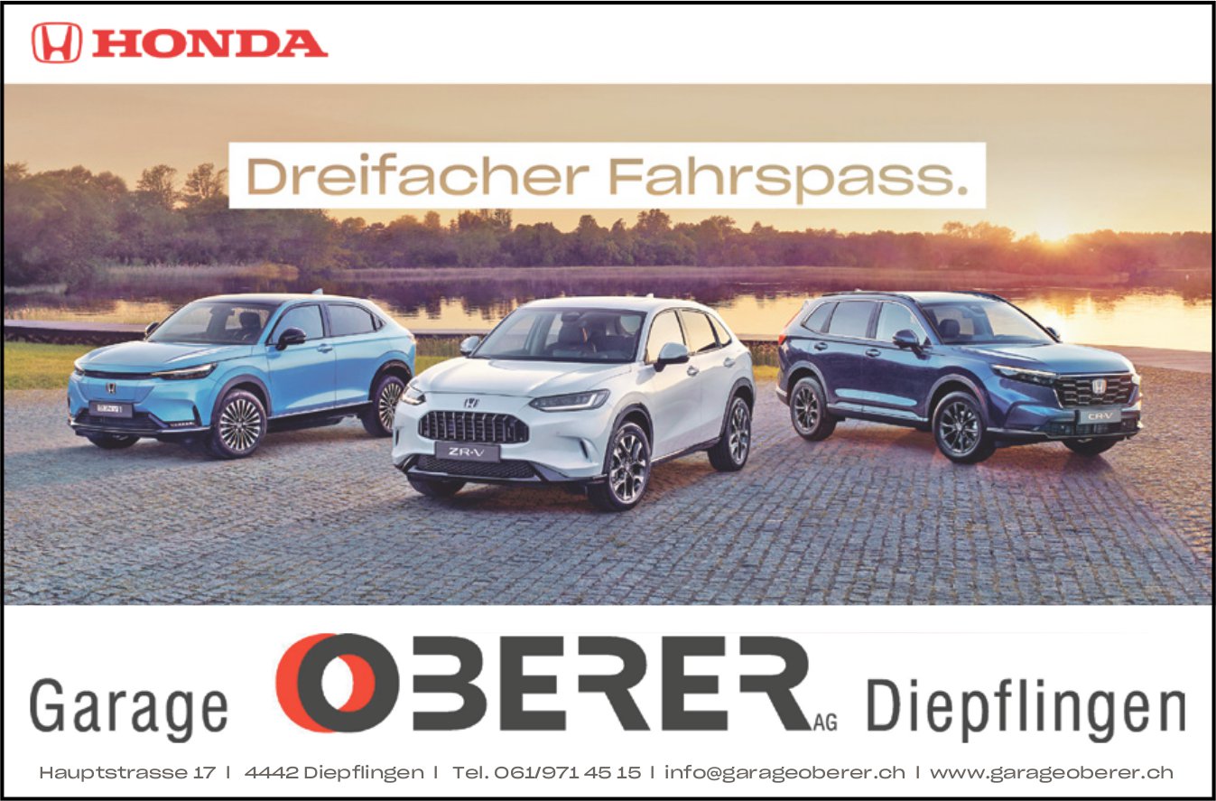 Garage Oberer AG, Diepflingen - Dreifacher Fahrspass