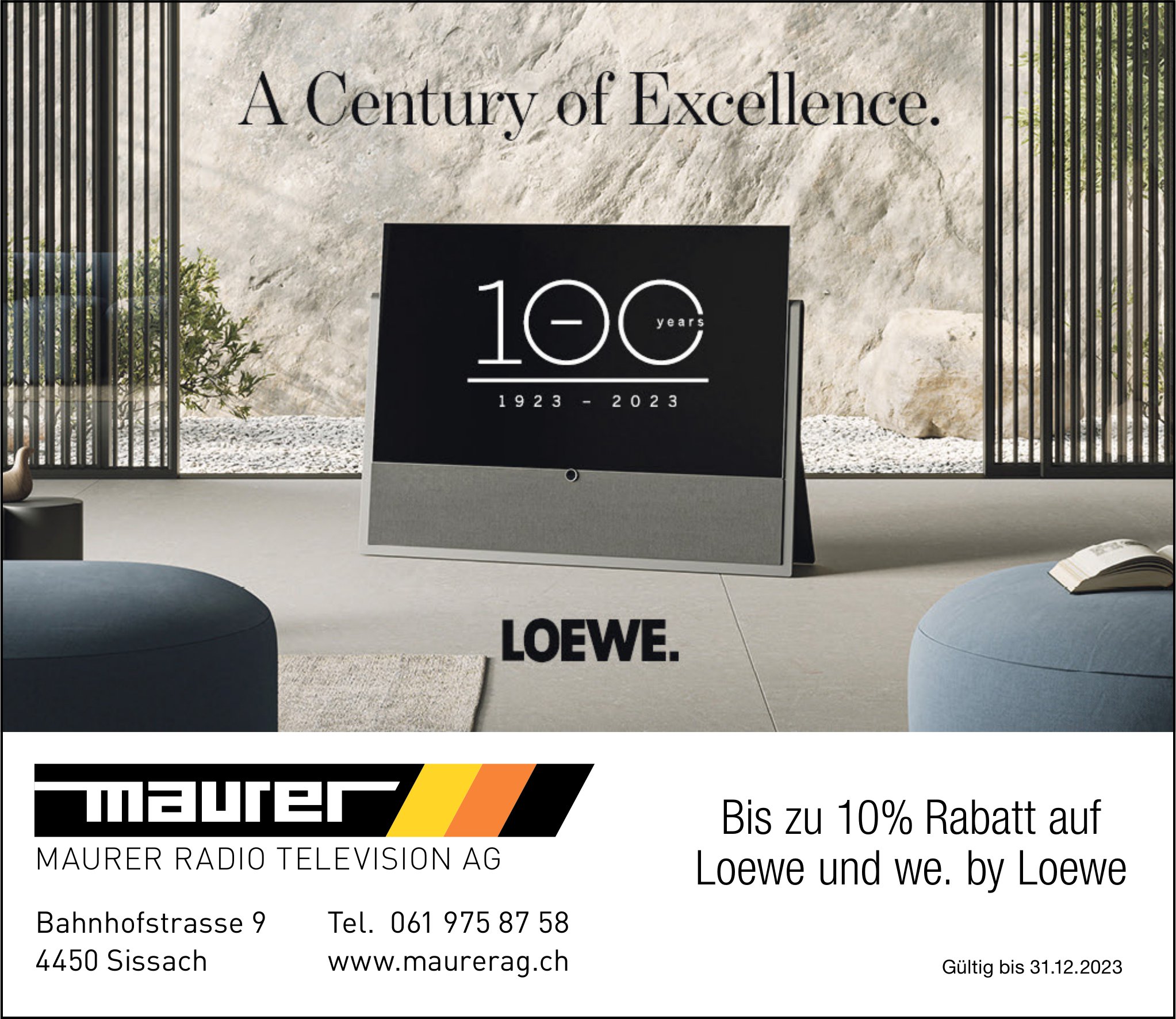 Maurer Radio Television AG, Sissach - A Century of Excellence