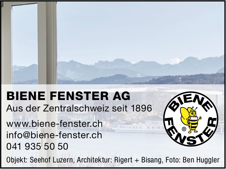 Biene Fenster AG - Aus der Zentralschweiz seit 1896