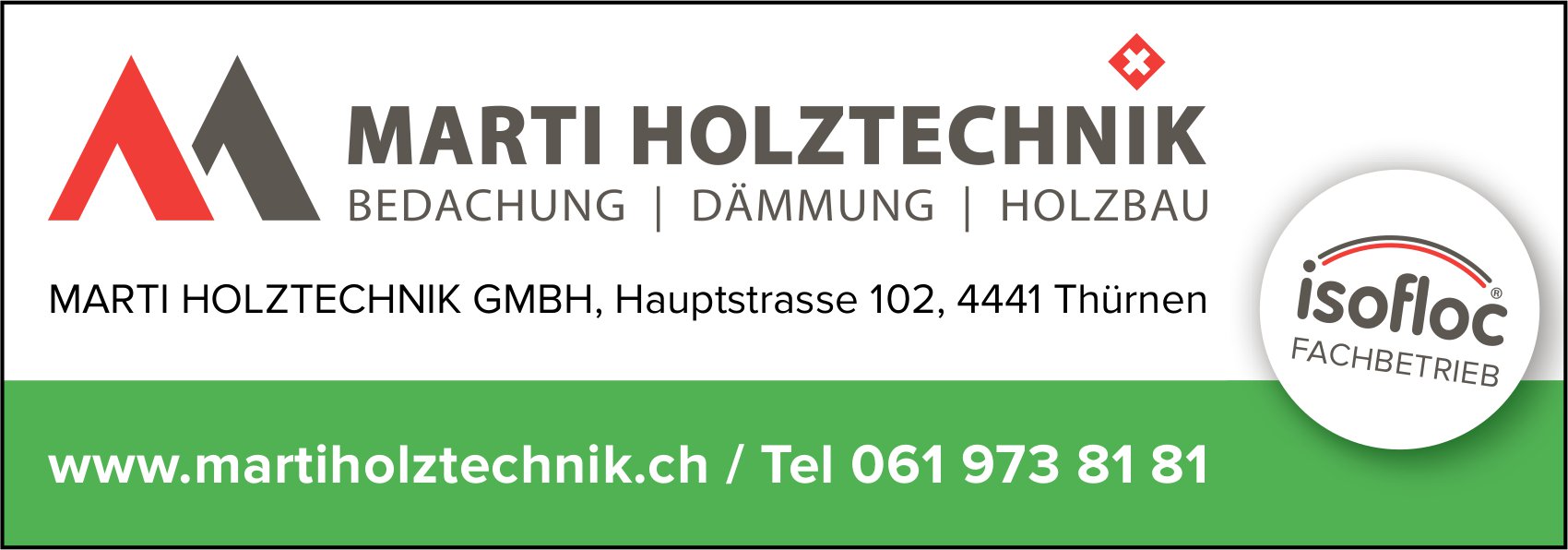 Marti Holztechnik GmbH, Thürnen - Bedachung, Dämmung,  Holzbau