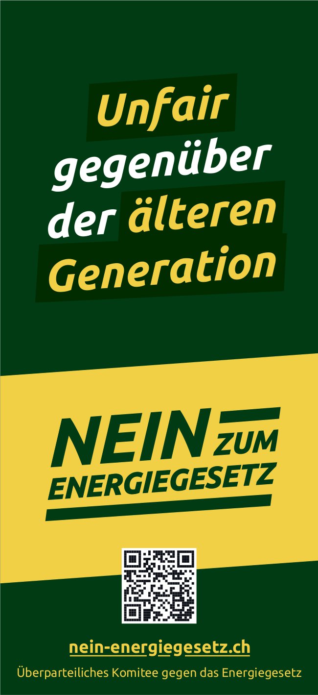 Überparteiliches Komitee gegen das Energiegesetz - Unfair gegenüber der älteren Generation