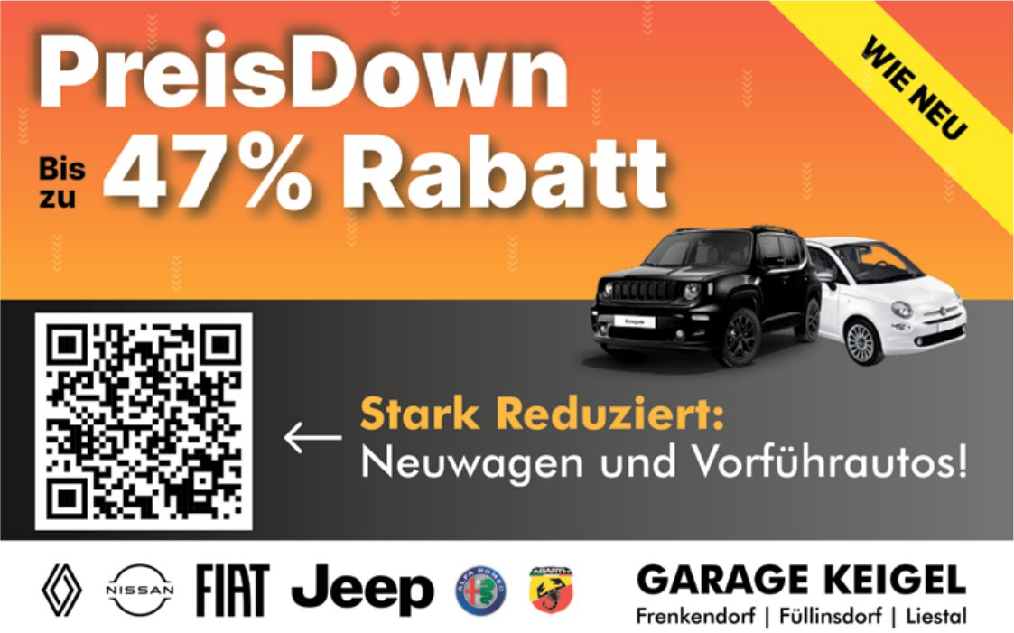 Garage Keigel, Frenkendorf, Füllinsdorf, Liestal - Preis down bis zu 47% Rabatt