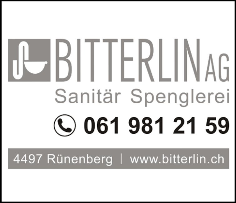 Bitterlin AG, Rünenberg - Sanitär Spenglerei