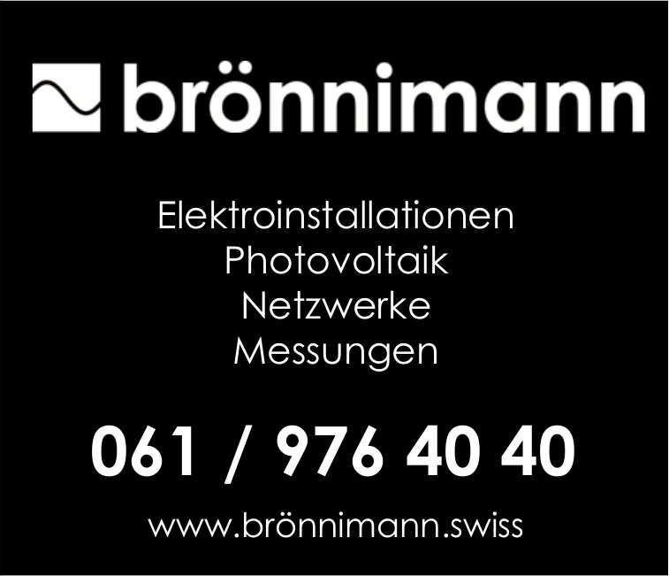 Brönnimann - Elektroinstallationen, Photovoltaik, Netzwerke, Messungen