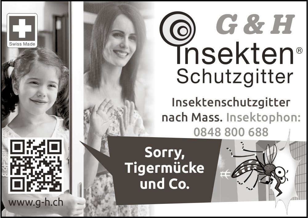 G & H - Insektenschutzgitter nach Mass