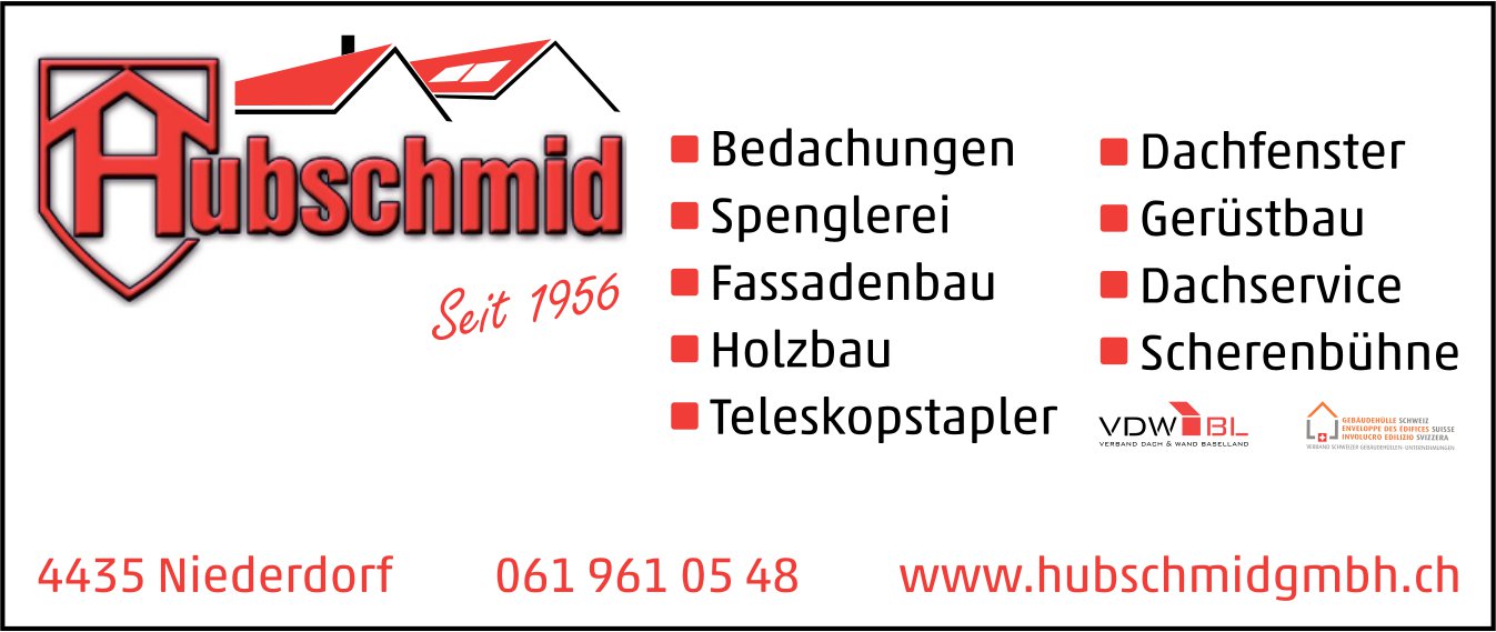 Hubschmid GmbH, Niederdorf - Seit 1956