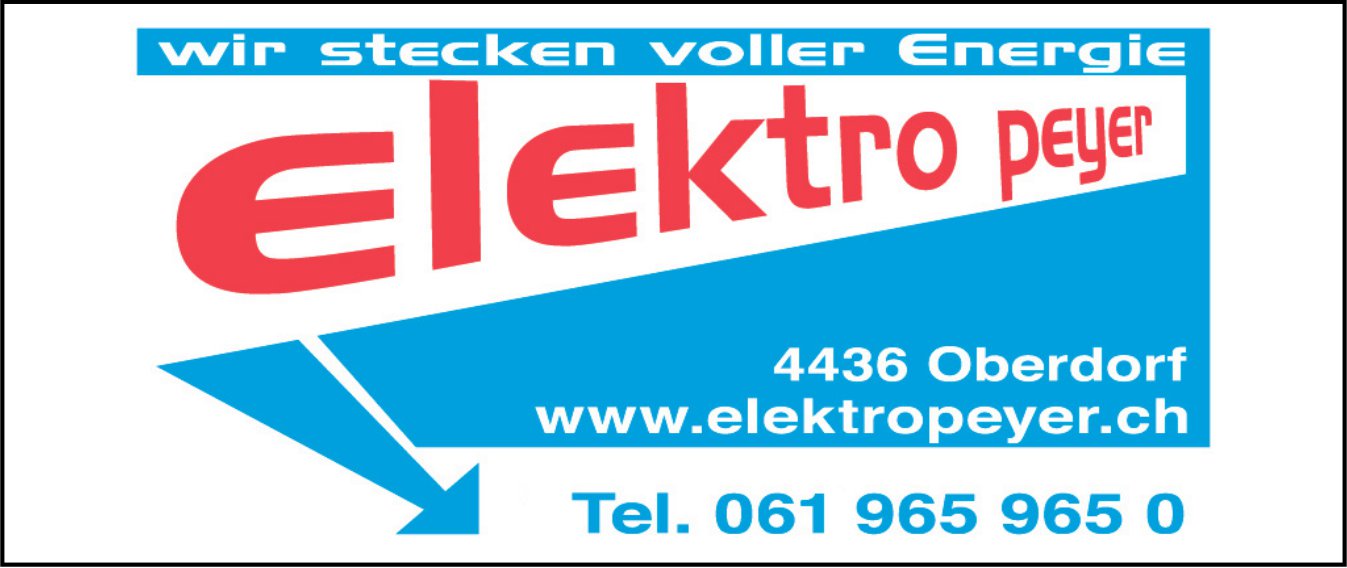 Elektro Peyer, Oberdorf - Wir stecken voller Energie