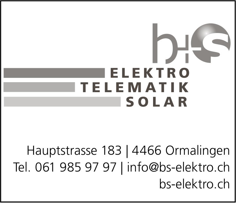 B+S, Ormalingen - Elektro, Telematik, Solar