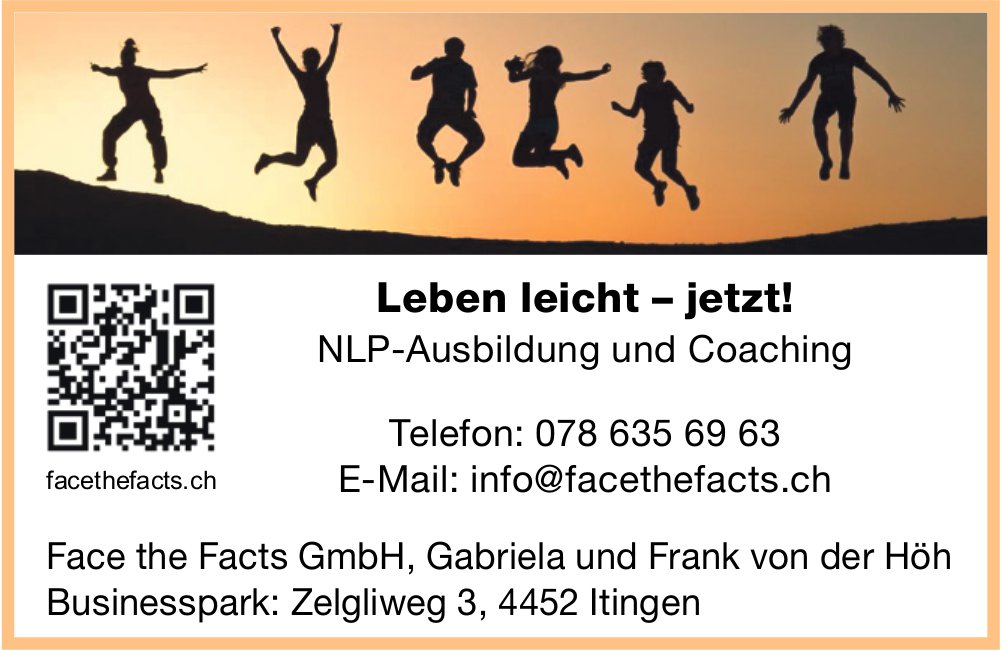 Face the Facts GmbH, Itingen - NLP-Ausbildung und Coaching