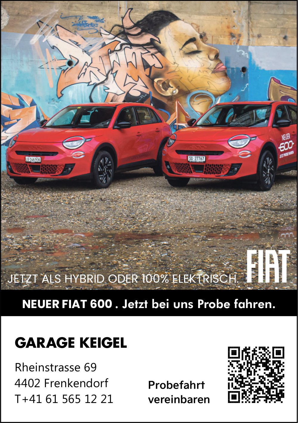 Garage Keigel, Frenkendorf - Neuer Fiat 600