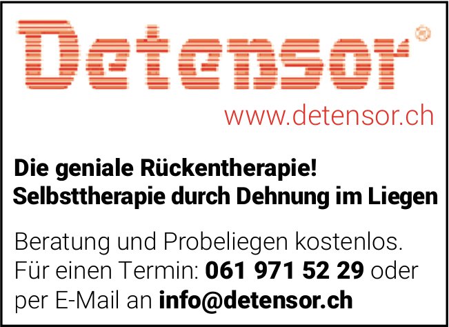 Detensor - Die geniale Rückentherapie!