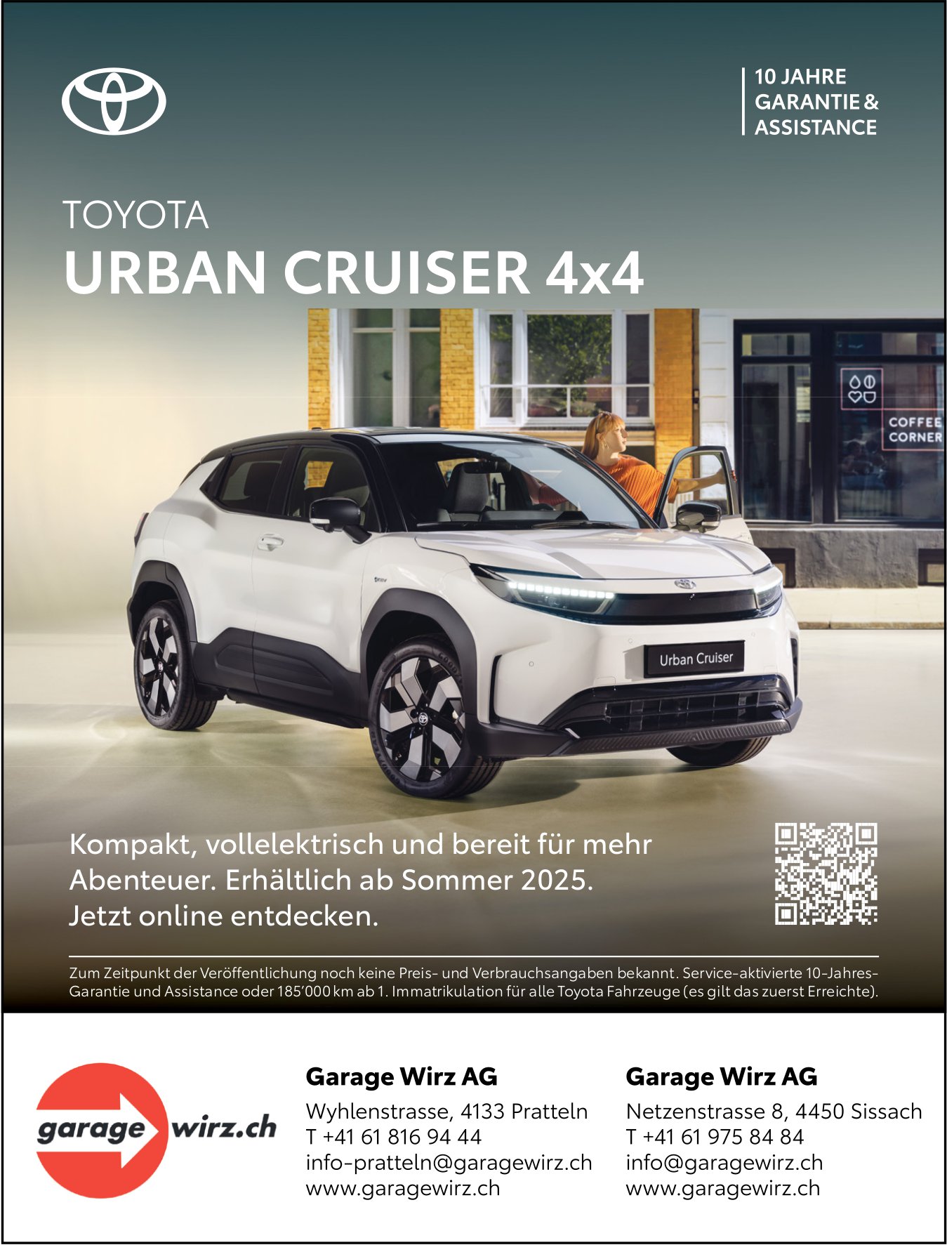 Garage Wirz AG, Pratteln - Toyota Urban Cruiser 4x4