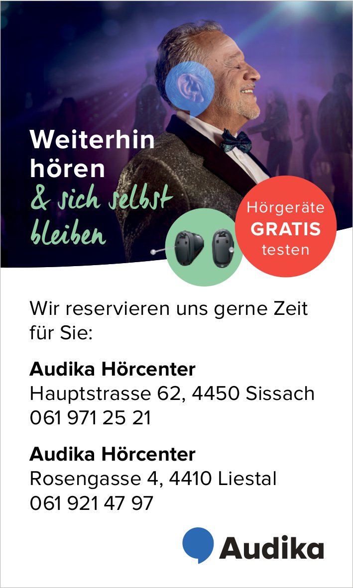 Audika Hörcenter, Sissach - Hörgeräte gratis testen