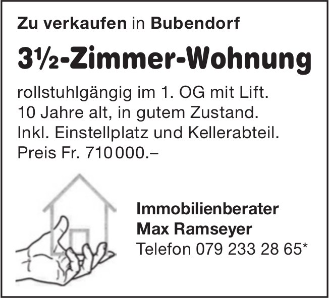 3.5-Zimmer-Wohnung, Bubendorf, zu verkaufen