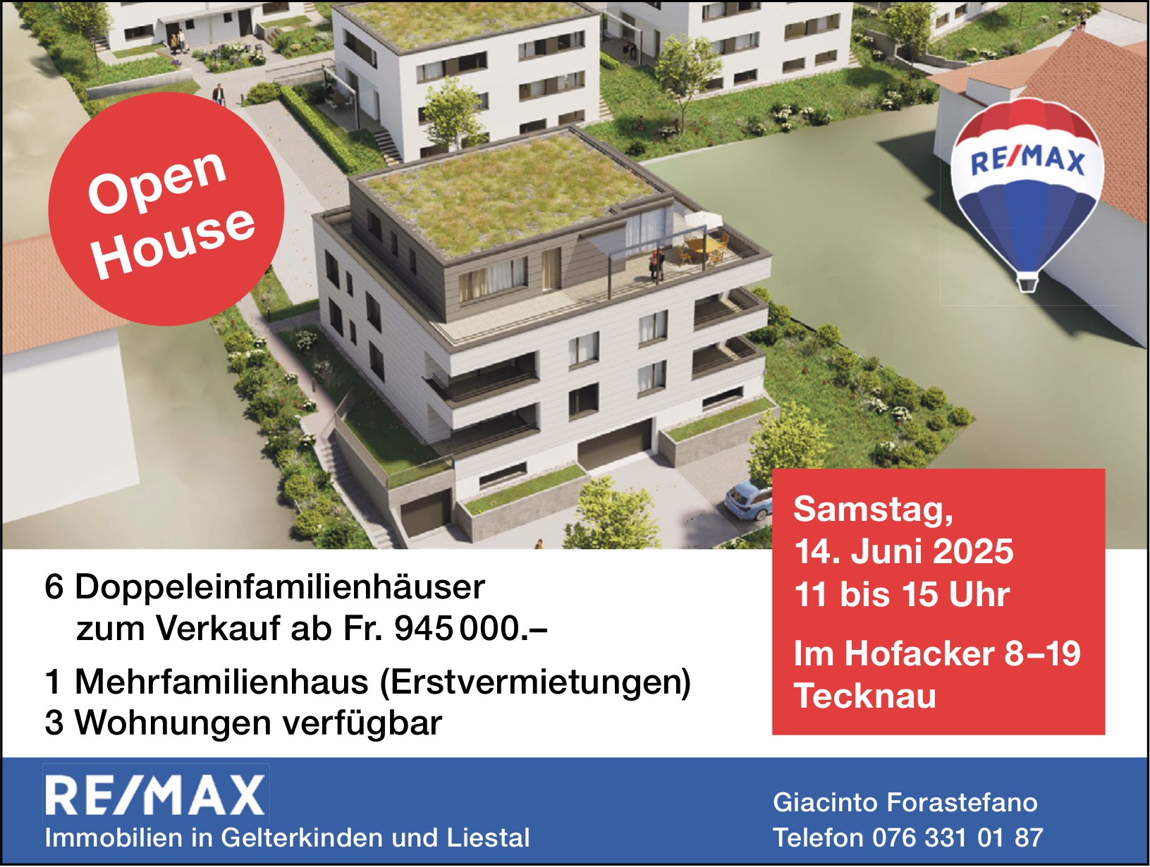6 Doppeleinfamilienhäuser, zu verkaufen und 1 Mehrfamilienhaus, Tecknau,  zu vermieten