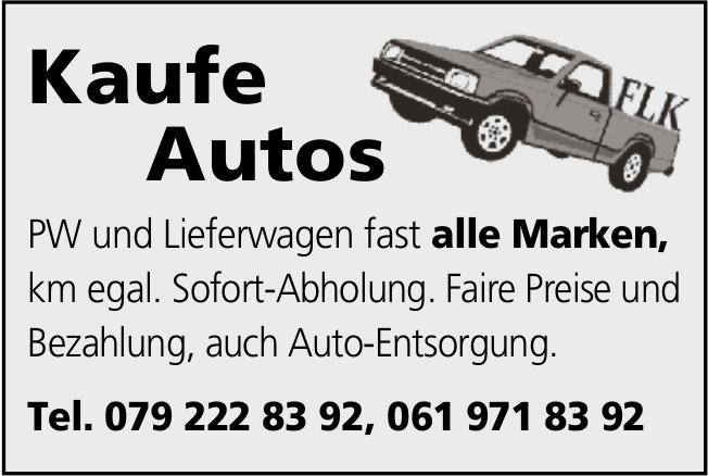 Autos aller Marken zu kaufen gesucht