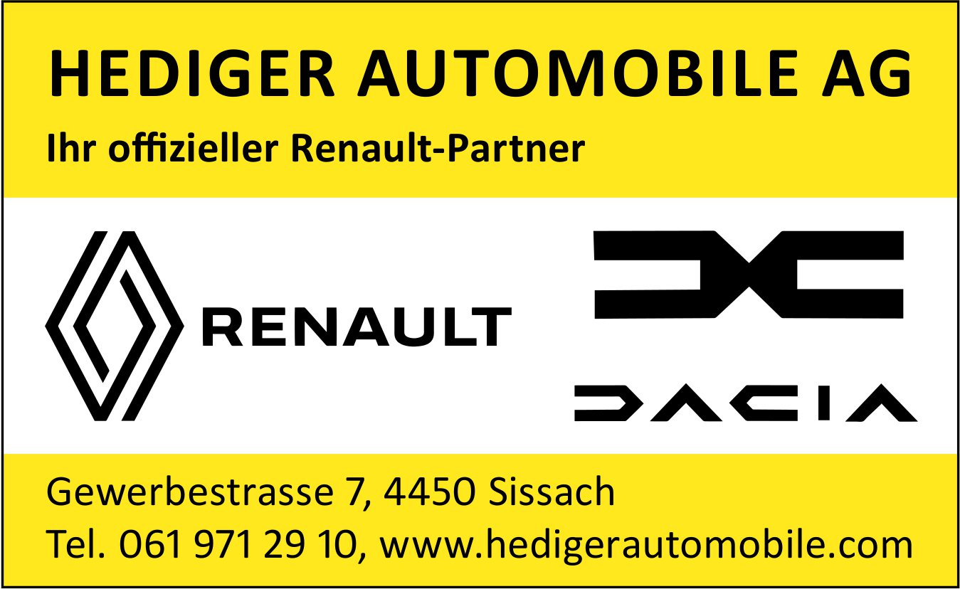 Hediger Automobile AG, Sissach - Ihr offizieller Renault-Partner