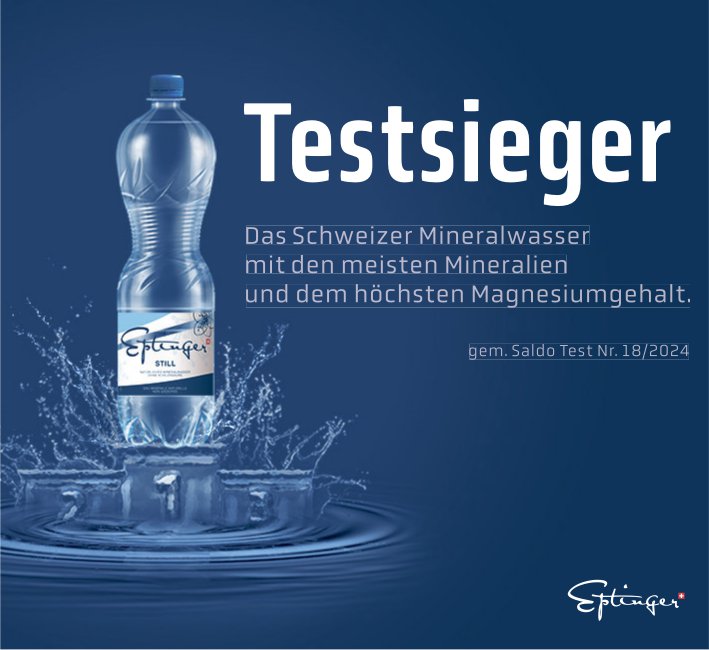 Eptinger, Testsieger