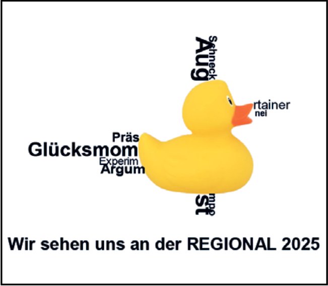 Wir sehen uns an der Regional 2025