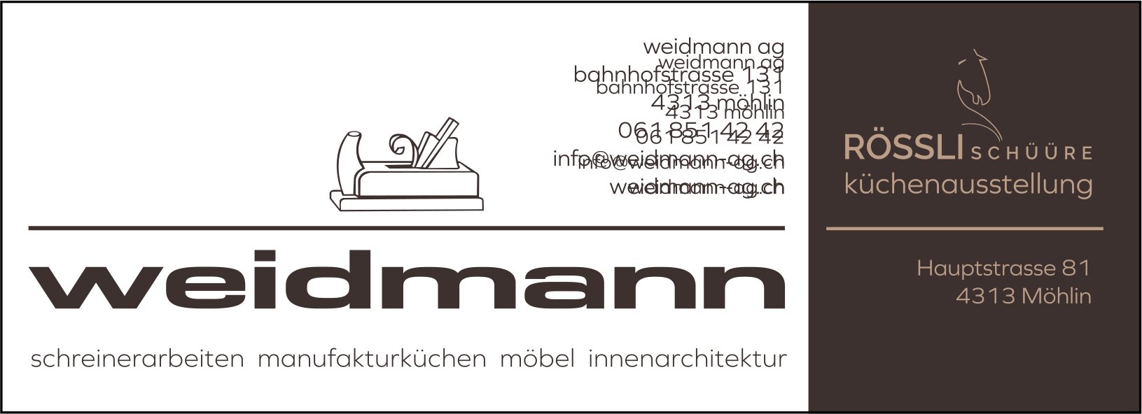 Weidmann AG, Möhlin - Rösslischüüre Küchenausstellung