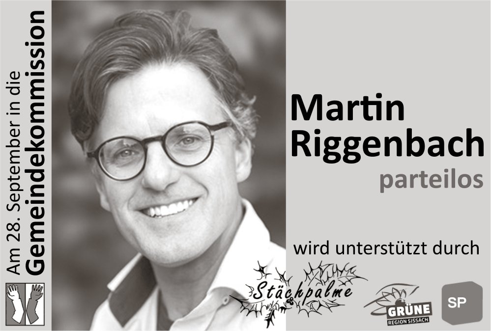 Martin Riggenbach in die Gemeindekommission