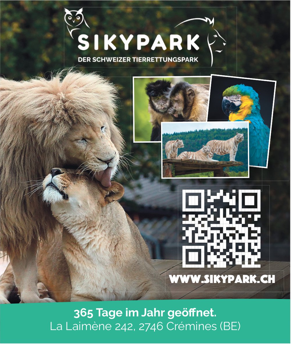 Sikypark, Crémines - 365 Tage im Jahr geöffnet.