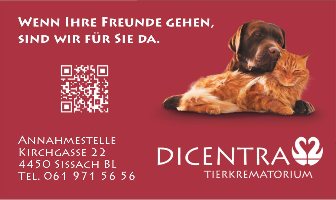DICENTRA TIERKREMATORIUM, Sissach - Wenn Ihre Freunde gehen, sind wir für Sie da.