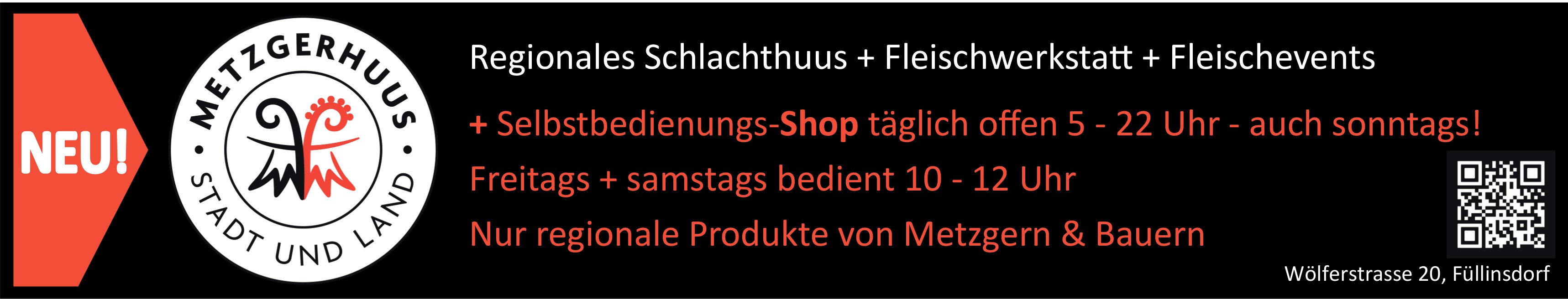 METZGERHUUS, Füllinsdorf - Regionales Schlachthuus+Fleischwerkstatt+Fleischevents