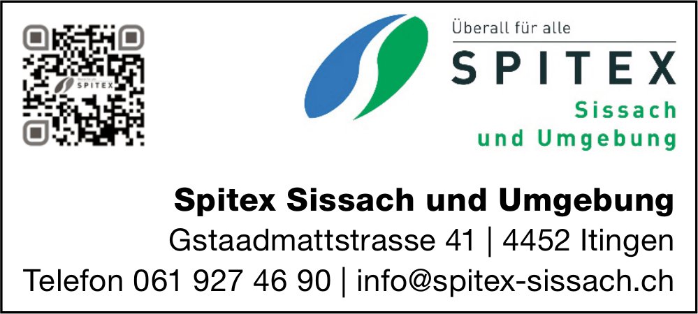 Spitex Sissach und Umgebung, Itingen - Überall für alle