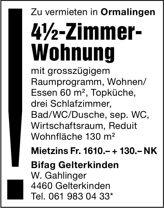 Grosszügigem Raumprogramm,, 4½-Zimmer-Wohnung, zu vermieten