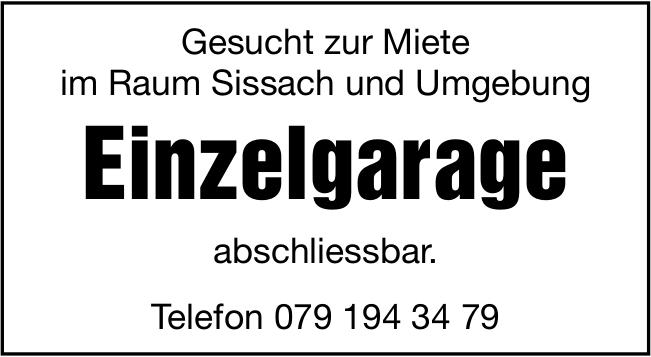 Einzelgarage, Sissach, zu mieten gesucht