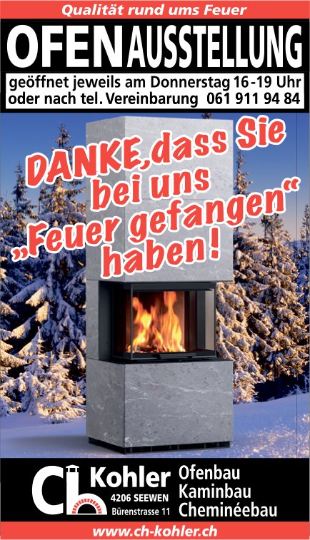 Kohler, Seewen - OFENAUSSTELLUNG