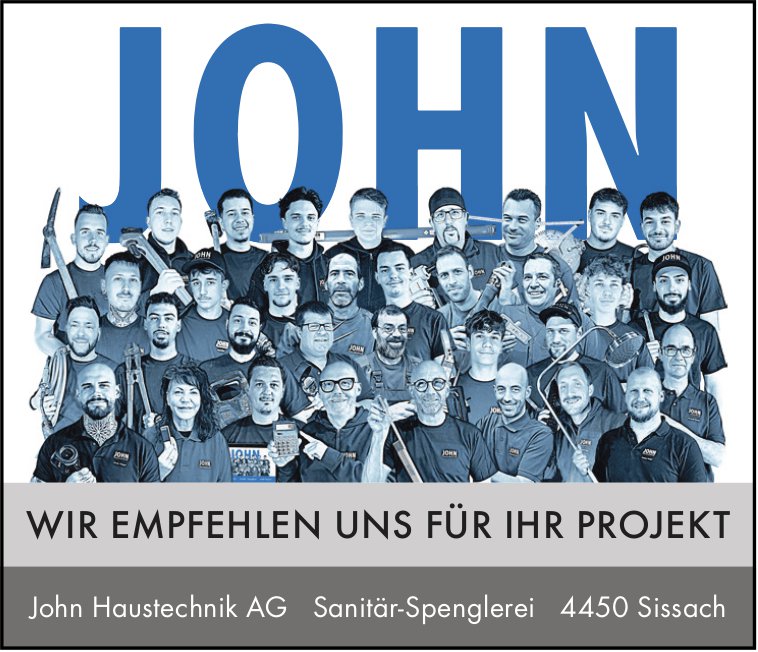 John Haustechnik AG, Sissach - Wir Empfehlen uns für ihr Projekt
