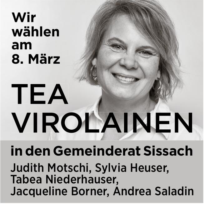 TEA VIROLAINEN in den Gemeinderat Sissach