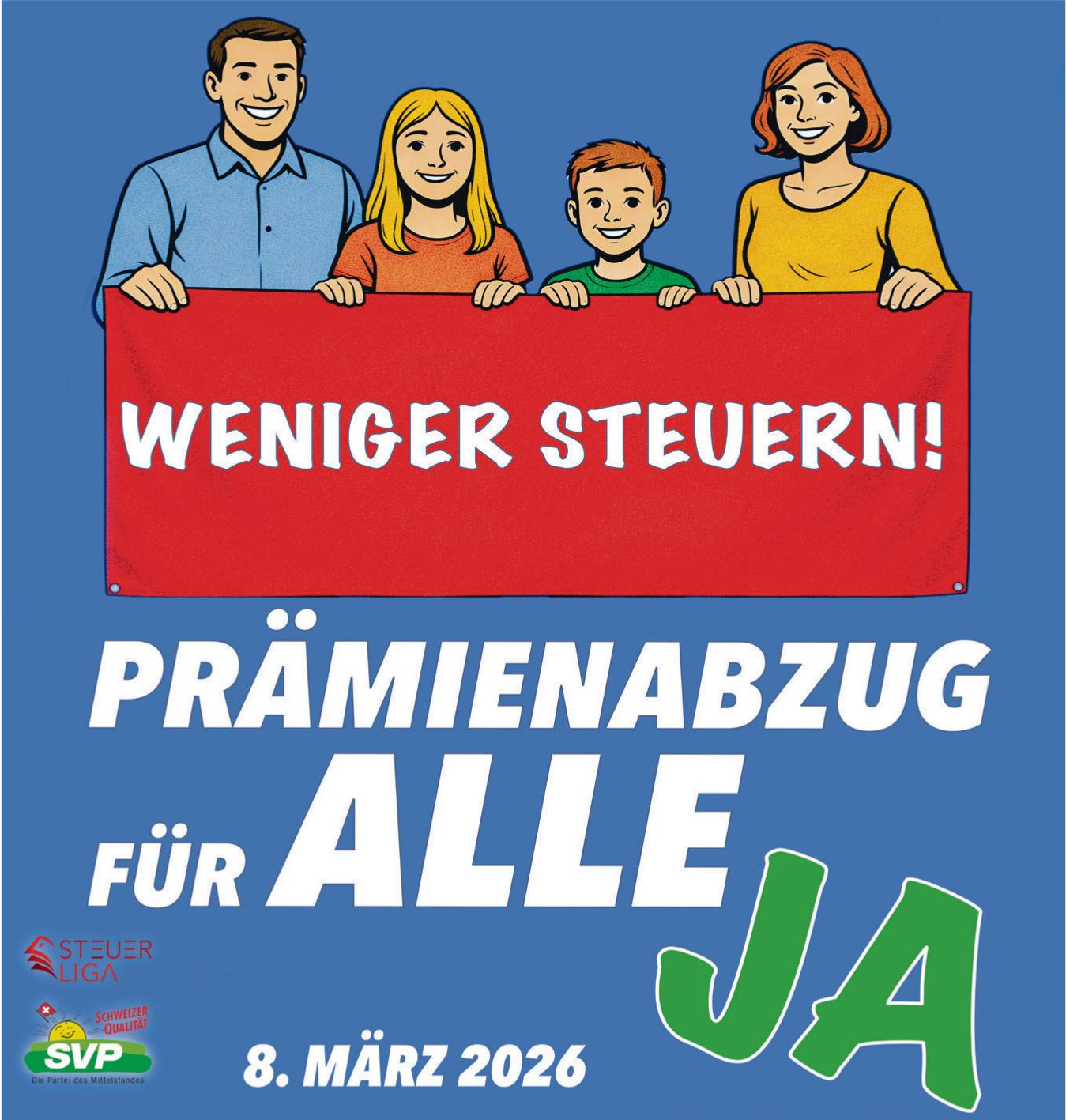 PRÄMIENABZUG für ALLE