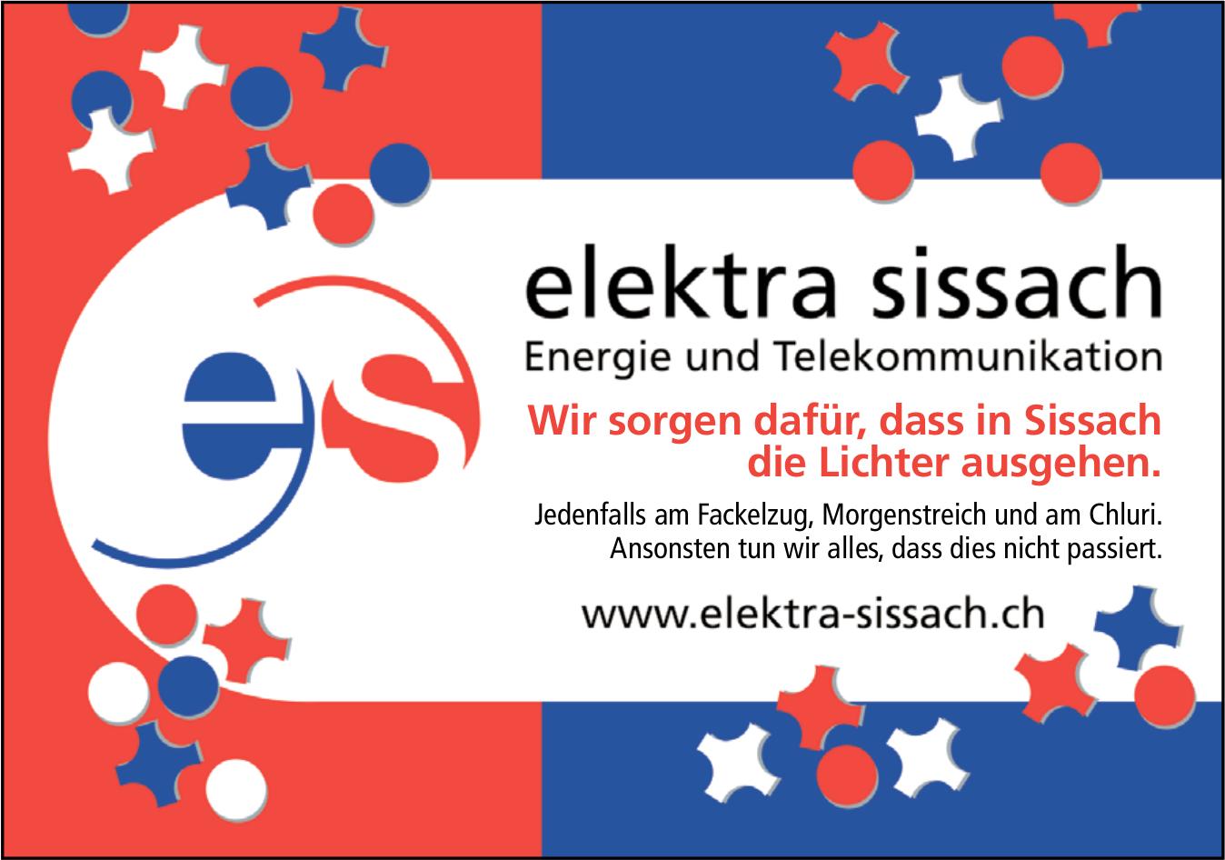 Elektra Sissach, Wir sorgen dafür, dass in Sissach die Lichter ausgehen.