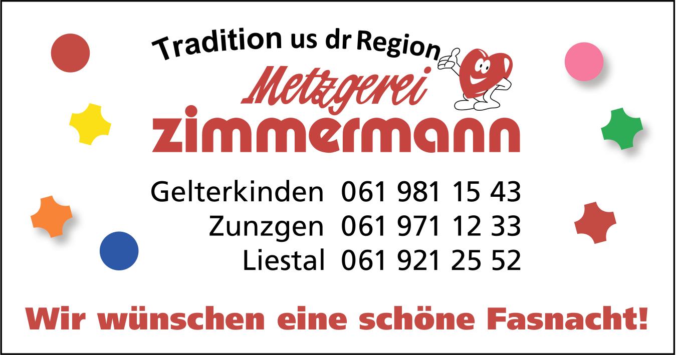 Metzgerei Zimmermann, Gelterkinden - Wir wünschen eine schöne Fasnacht!