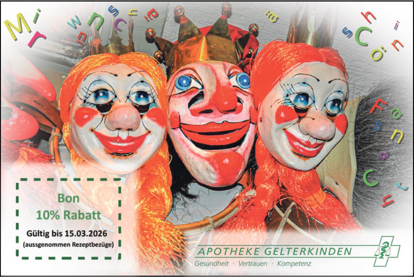 APOTHEKE GELTERKINDEN, 10% Rabatt