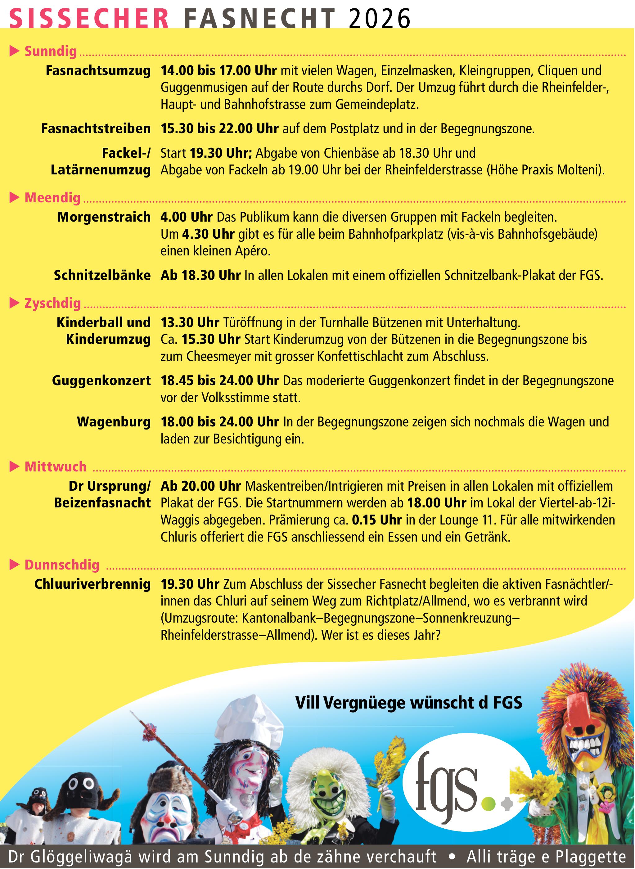 Sissecher Fasnacht 2026,