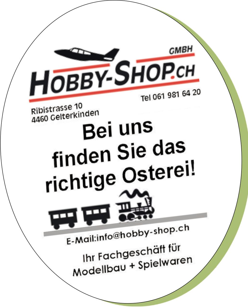 HOBBY-SHOP.CH GmbH, Gelterkinden - Bei uns finden Sie das richtige Osterei!