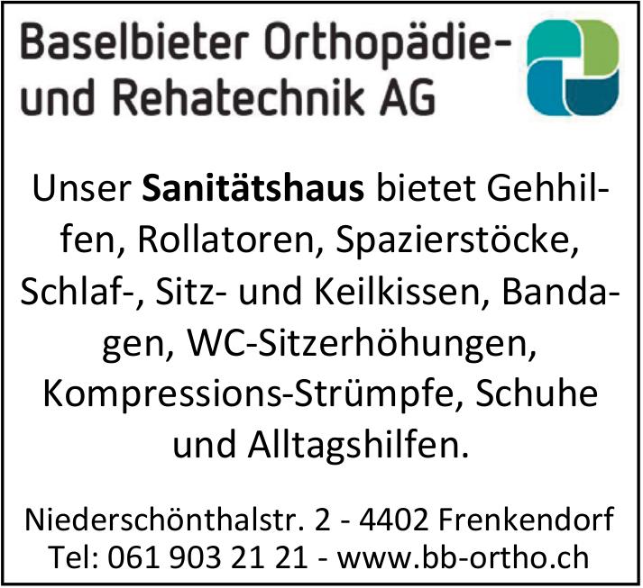 Baselbieter Orthopädie- und Rehatechnik AG, Frenkendorf - Unser Sanitätshaus bietet Gehhilfen, Rollatoren,  Spazierstöcke