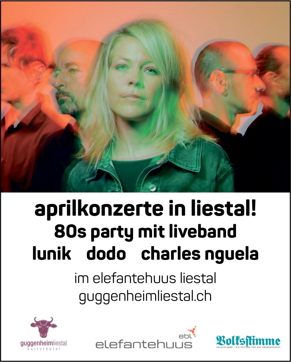 guggenheimliestal, 80s party mit liveband