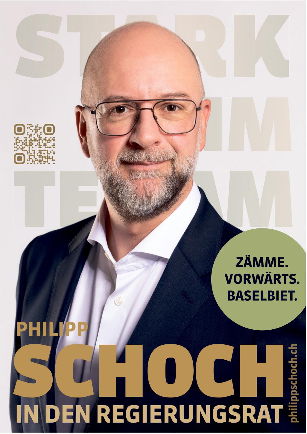 Philipp Schoch, in den Regierungsrat