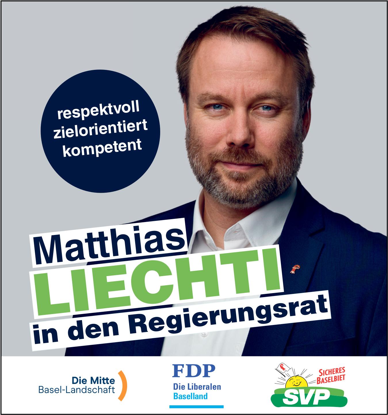 Matthias Liechti, in den Regierungsrat