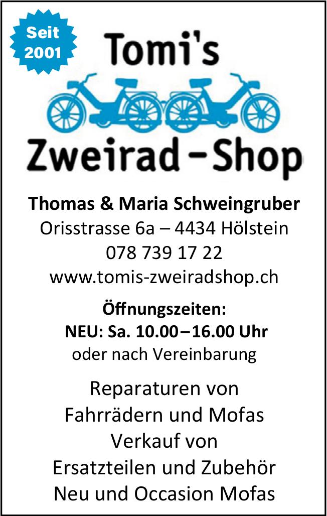 Tomi's Zweirad-Shop, Hölstein - Reparaturen von Fahrrädern und Mofas