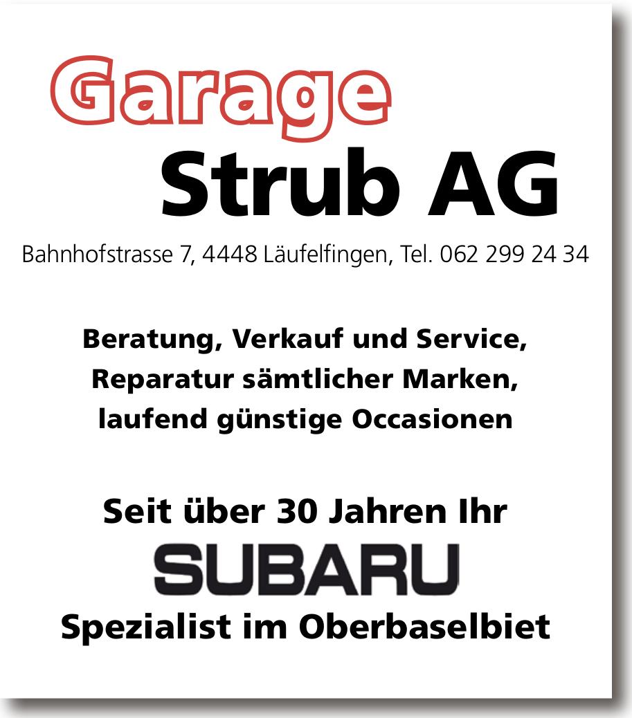 Strub AG, Läufelfingen - Beratung, Verkauf und Service, Reparatur sämtlicher Marken, laufend günstige Occasionen