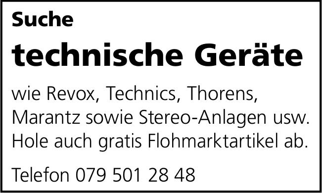 Suche technische Geräte