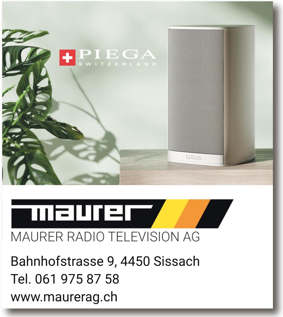 MAURER RADIO TELEVISION AG, Sissach - MAURER RADIO TELEVISION AG