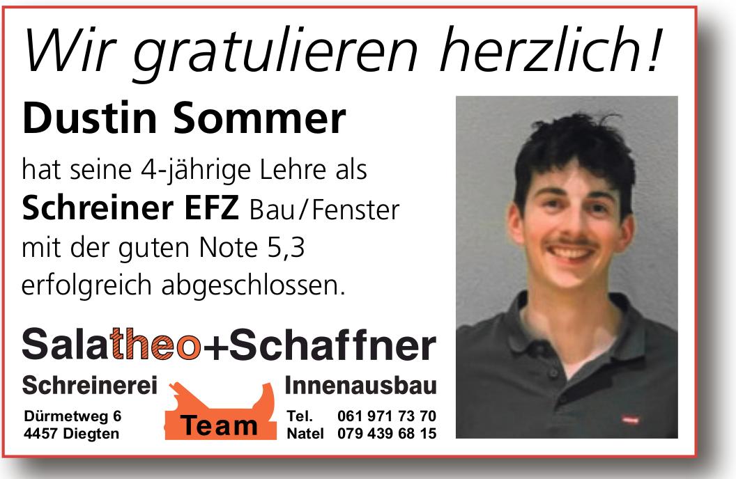 Salatheo+Schaffner, Diegten - Wir gratulieren herzlich!