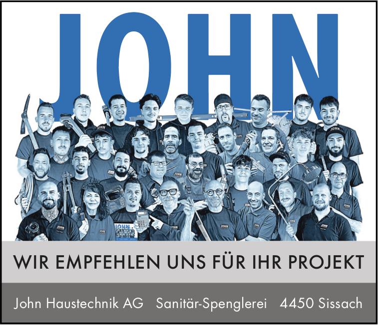 John Haustechnik AG, Sissach - Wir Empfehlen uns für ihr Projekt